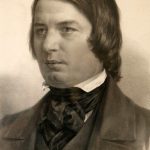 Robert Schumann       Zeichnung von Adolph von Menzel