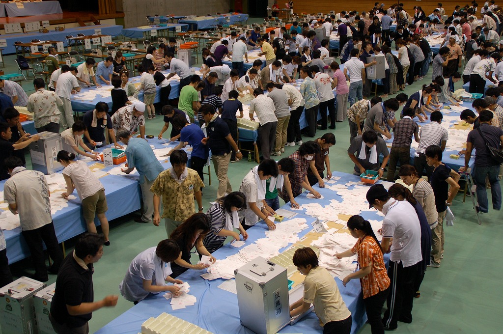 開票作業